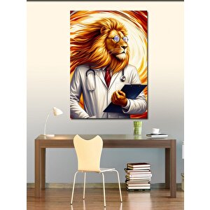 Kanvas Tablo Doktor Aslan 70x100 cm