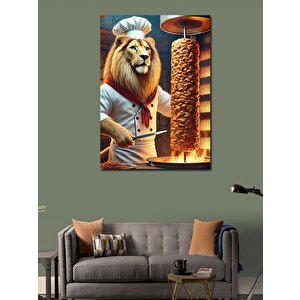 Kanvas Tablo Dönerci Aslan 70x100 cm