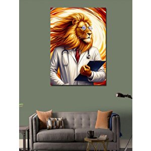 Kanvas Tablo Doktor Aslan 50x70 cm