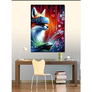 Kanvas Tablo Vr Tilki 50x70 cm