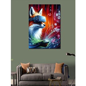 Kanvas Tablo Vr Tilki 50x70 cm