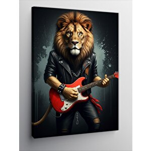 Kanvas Tablo Gitarcı Aslan 50x70 cm