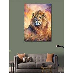 Kanvas Tablo Majestik Aslan 50x70 cm