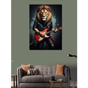 Kanvas Tablo Gitarcı Aslan 70x100 cm