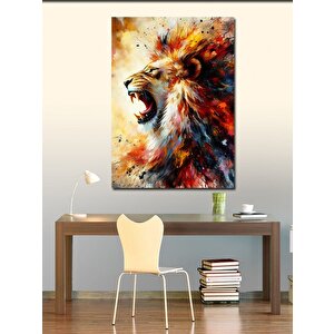 Kanvas Tablo Alevli Aslan 70x100 cm