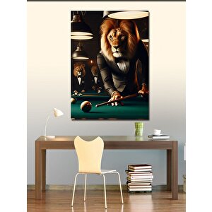 Kanvas Tablo Bilardocu Aslan 70x100 cm