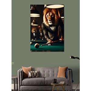 Kanvas Tablo Bilardocu Aslan 70x100 cm