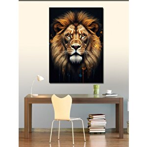 Kanvas Tablo Aslan Portresi 50x70 cm
