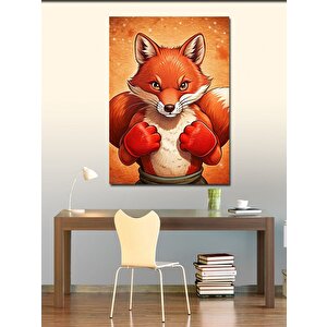 Kanvas Tablo Boksör Tilki 50x70 cm