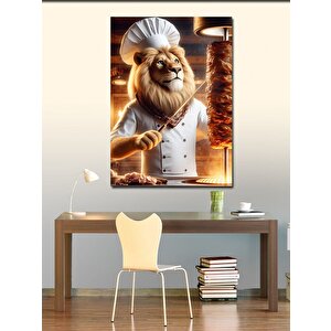 Kanvas Tablo Dönerci Aslan 70x100 cm