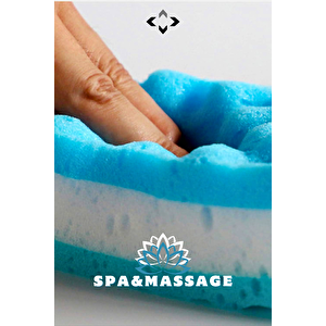 Spa & Massage Duş Banyo Süngeri 4 Adet Vücut Süngeri Hassas Ten Süngeri Deri Temizleyici Sünger