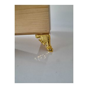 Kelebek 4 Adet Sarı 2,5 Cm Sandık Kutu Ayak