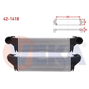 Turbo Radyatoru (intercooler) Bmw X5 (e53) 3.0 D 218 Hp 2000-2007