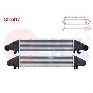 Turbo Radyatoru (intercooler) Mercedes C Serisi (w204) C 180 - C 200 - C 200 Cdi 2007-2014