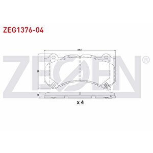 Fren Balata On Ikazli Jeep Grand Cherokee Iv (wk,wk2) 3.0 Crd 2010-