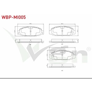 Fren Balata On Mitsubishi Canter Fuso Fe519 3.0 2006-