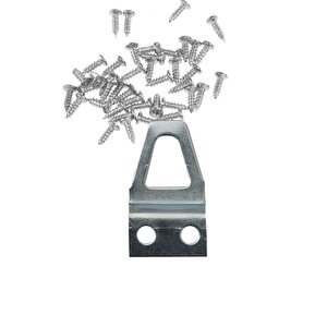 Eğik Tablo Çerçeve Askısı 10 Adet Ve Vidaları 18x33 Mm