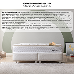 Nova Ultra Ortopedik Pro Yaylı Yatak | Üstün Konfor Ve Sadelik Arayanlar Için |