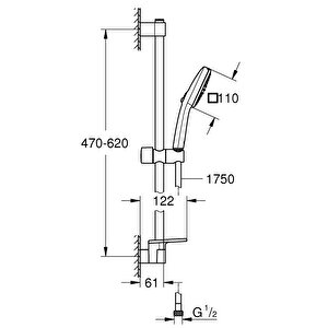 Grohe Tempesta Cube 110 Duş Seti 2 Akışlı (yağmur, Jet,) - 26907003