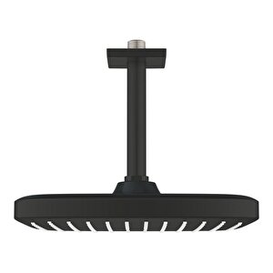 Tempesta 250 Cube Tepe Duşu Seti 142 Mm, Tek Akışlı Mat Siyah - 266882430