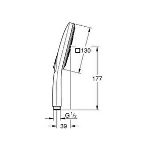 Grohe Rainshower Smartactive 130 El Duşu 9,5l - 26582da0