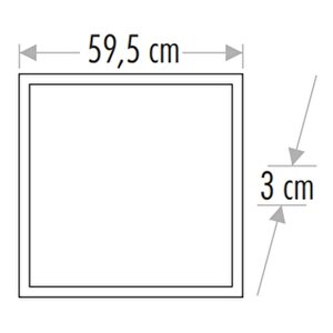40w Backlıght (60x60) Led Panel Sıva Altı (günışığı) Cat Ct-5283g