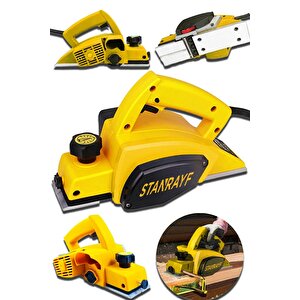 Alman 8500 W Motor Korumalı Otomatik Çelik Şanzıman Çift Bıçaklı Planya Rende Makinesi