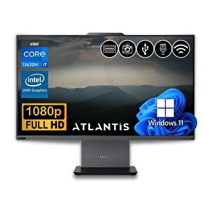 Thinkcentre Neo 50a 24 Gen 5 I7-13620h 32gb 512gb M.2 Ssd 12sc000ktr Atl27 23.8" W11pro All In One Bilgisayar