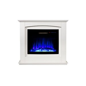 Tek Tes 125cm Elektri̇kli̇ Şömi̇ne Alev Sesli̇ Bluetooth Wi̇fi̇