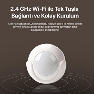 Akıllı Hareket Sensörü,Wi-Fi ile Uzaktan Kontrol Edilebilen, Mobil Uygulama Denetimli, Kablosuz, Bluetooth İç Ortam PIR Sensörü X7501