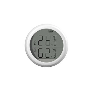 Zigbee Dijital Akıllı Sıcaklık Ve Nem Ölçer Termometre