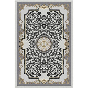 Yıkanabilir Kaymaz Taban Halı, Klasik Salon Halısı, Antibakteriyel Halı, Yolluk, Dijital Baskı Halı 80x550 cm