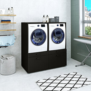 Roomart 4 Çekmeceli Çamaşır Ve Kurutma Makinesi Dolabı, Banyo Dolabı