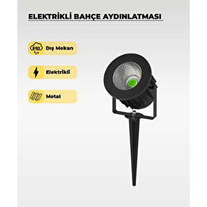 5w Kazık Bahçe Aydınlatması Elektrikli Yeşil Işık