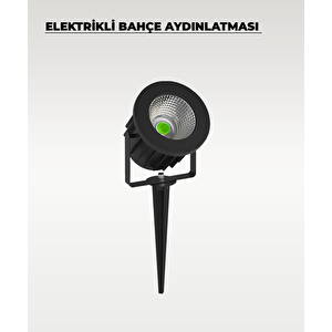 5w Kazık Bahçe Aydınlatması Elektrikli Yeşil Işık