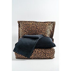 | Panthera | %100 Pamuk Çift Kişilik Saten Nevresim Takımı