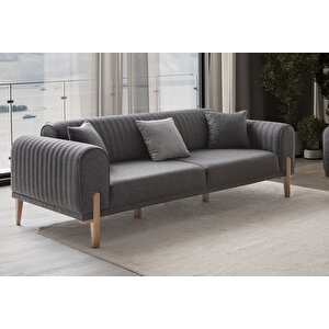 Edsy Home Galata 3+3+1 Koltuk Takımı Antrasit