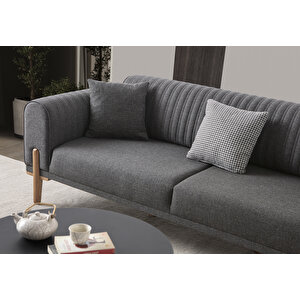 Edsy Home Galata 3+3+1+1 Koltuk Takımı Antrasit