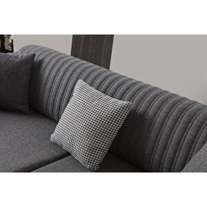 Edsy Home Galata 3'lü Koltuk Antrasit