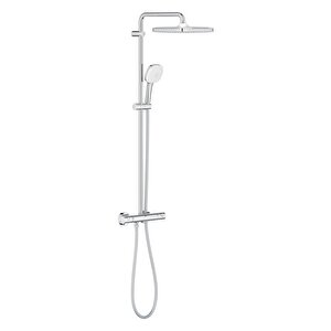 Tempesta System 250 Cube Duvara Monte Termostatik Bataryalı Duş Sistemi - 26689001