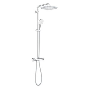 Tempesta System 250 Cube Duvara Monte Termostatik Bataryalı Duş Sistemi - 26689001
