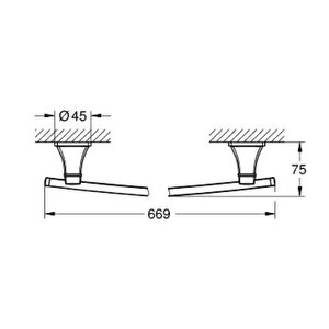 Grohe Grandera Havluluk - 40928ig0
