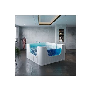 195 X 195 H 105 Bebek Jakuzi Spa Camlı