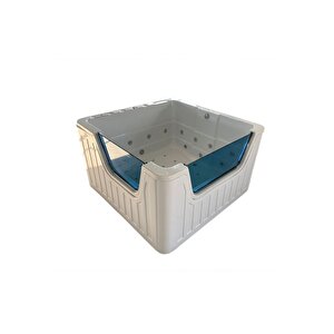 195 X 195 H 105 Bebek Jakuzi Spa Camlı