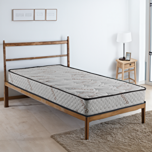 Bamboo Kumaşlı Ortopedik Yaylı Tek Kişilik Yaylı Yatak 90x190 cm