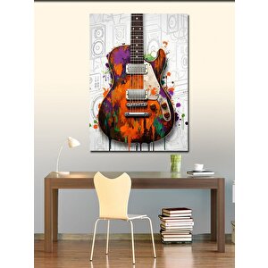 Kanvas Tablo Soyut Gitar 50x70 cm