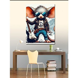 Kanvas Tablo Gitarist Fare 100x140 cm