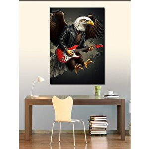 Kanvas Tablo Gitar Çalan Kartal 50x70 cm