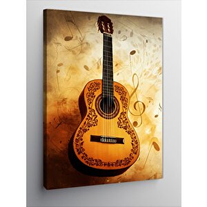 Kanvas Tablo Tarihi Tını (akustik Gitar) 100x140 cm