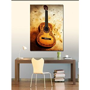 Kanvas Tablo Tarihi Tını (akustik Gitar) 100x140 cm